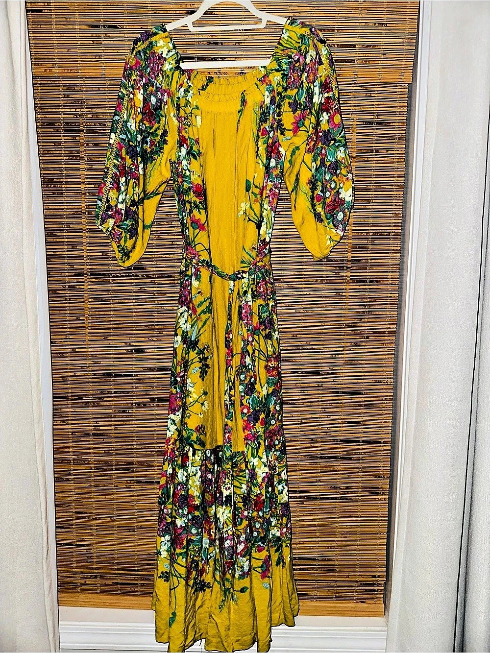 Gorgeous! Anthropologie Eliora Off-The-Shoulder Maxi Dress - Size Small - Picture 3 of 8